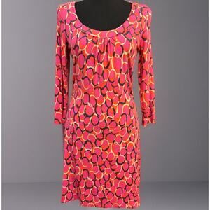 Boden Dress 6 Pink Retro Mod Office Career Church Classic Wedding Guest Party